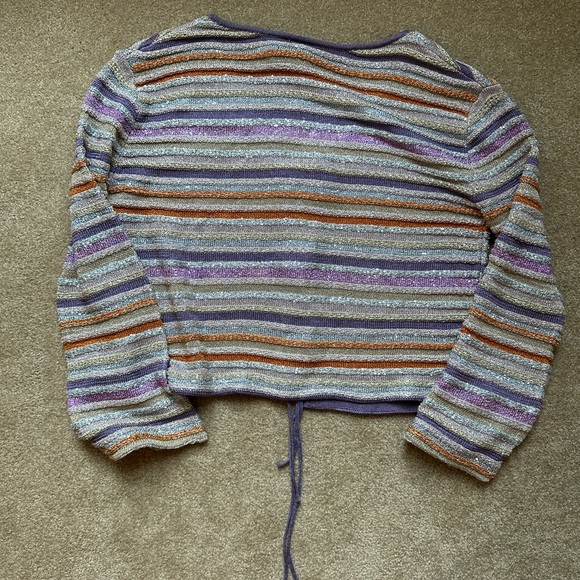 Fabrique Olivia Tie Front Cardigan - Picture 5 of 6